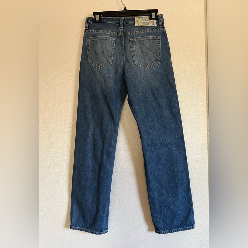 Polo Ralph Lauren Size 16 Women's Blue Jeans Denim 30X30 Made Cotton - Picture 2 of 6